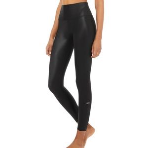 Alo black shine leggings